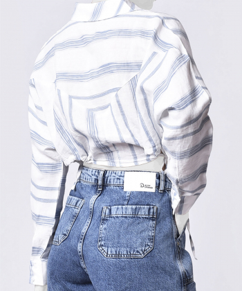 شومیز آستین بلند زنانه بادی اسپینر Body Spinner کد 7763