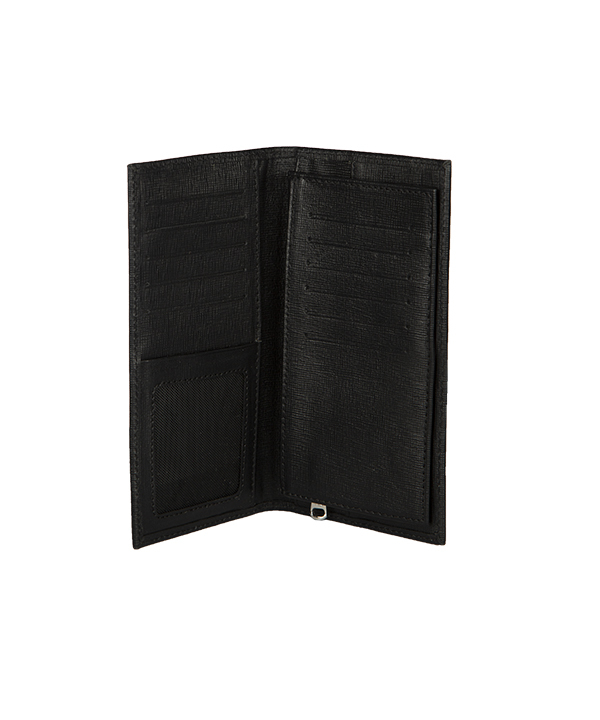ست چرمی کیف پول، جاکارتی و کمربند چرم مشهد Mashhad Leather مدل U0020- مشکی