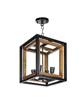 لوستر آویز 4 شعله چشمه نور کد 2235/4