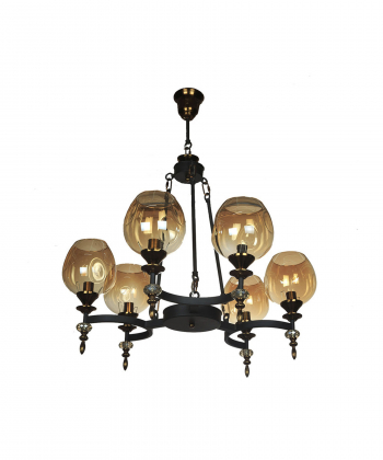 لوستر شش شعله چشمه نور کد 1702/6