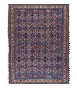 گلیم فرش شیرازآبی3 ذوالانواری 3155kilim carpet (shiraz)