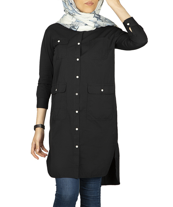 مانتو زنانه دکمه دار ساموئل اند کوین S&K