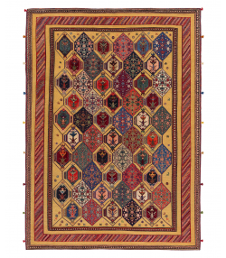 گلیم فرش شیرازالوان ذوالانواری 2989kilim carpet (shiraz)