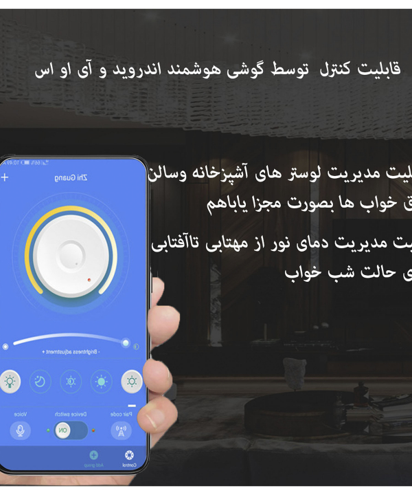 لوستر آویز مدرن چشمه نور کد A6379/1H