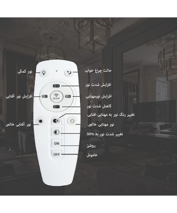لوستر آویز مدرن چشمه نور کد A6379/1H