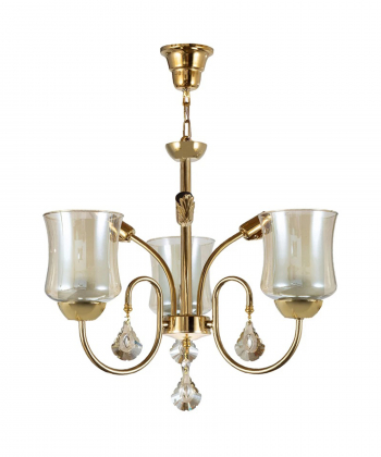 لوستر 6 شعله چشمه نور کد A813.3-3-GWT