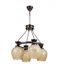 لوستر چهار شعله چشمه نور کد G562/4-BR
