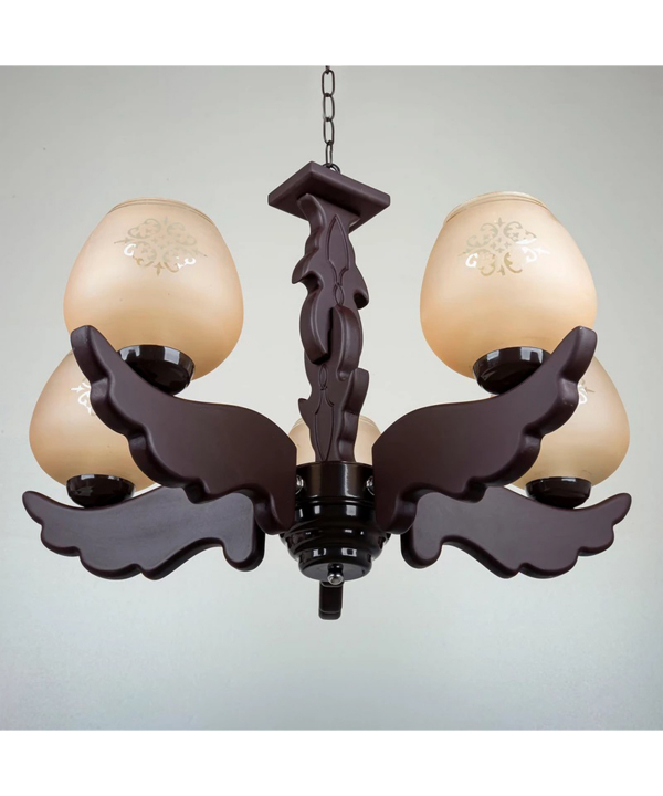 لوستر پنج شعله چشمه نور کد G649/5-BR