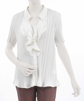 شومیز پلی استر زنانه فلاویا مدل W1347059BL