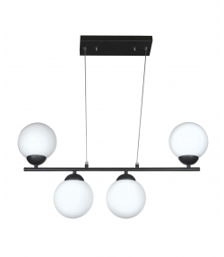 لوستر چهار شعله چشمه نور کد R1230/4-WT