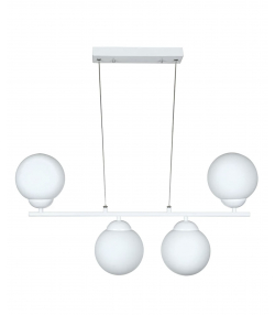 لوستر چهار شعله چشمه نور کد R1230/4-WT