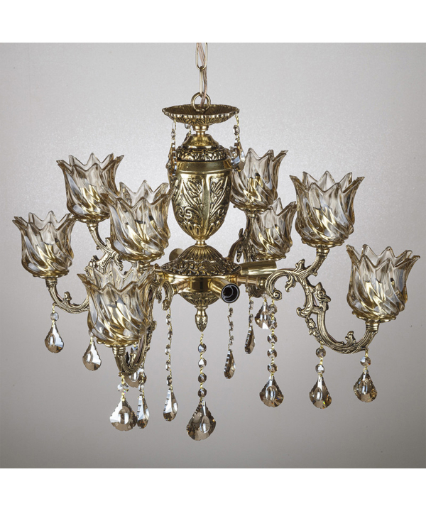 لوستر دوازده شعله چشمه نور کد C3352/4-BO