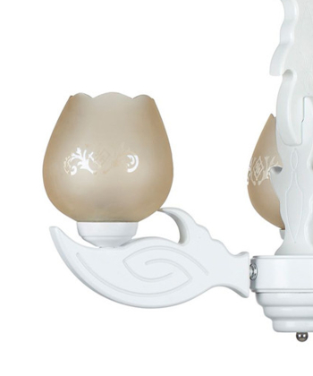 لوستر سه شعله چشمه نور کد G637/3-WT