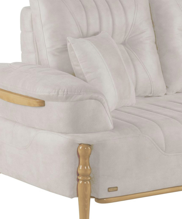 مبل راحتی دو نفره چشمه نور کد MA-405.2-KH-WT
