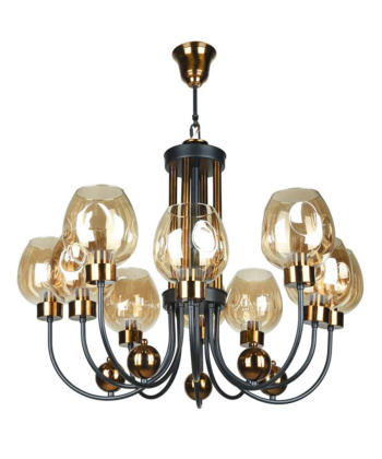 لوستر ده شعله چشمه نور کد 1704/10BK