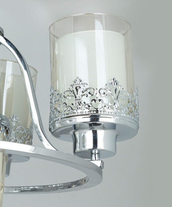 لوستر چهار شعله چشمه نور کد N2663/3+1-C