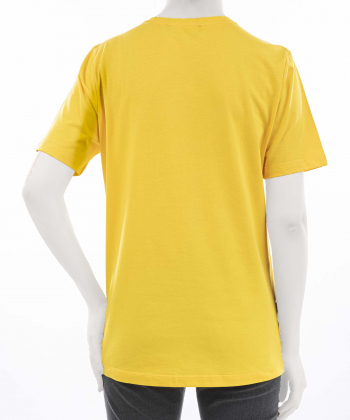 تیشرت آستین کوتاه نخ پنبه زنانه سه دو مدل AM-SEDO-4SW63NT1751