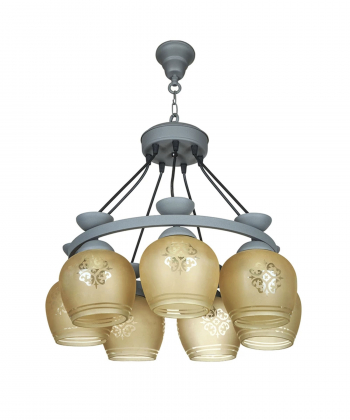لوستر هفت شعله چشمه نور کد 1902/7T