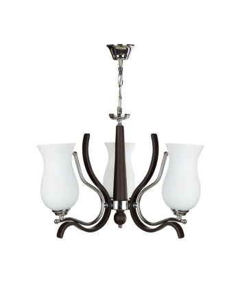 لوستر چشمه نور 3 شعله کد CH136009 تیره