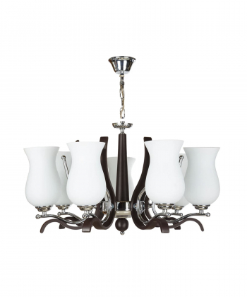 لوستر چشمه نور 7 شعله مدل CH136001 تیره