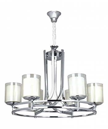 لوستر 6 شعله چشمه نور کد CH186601