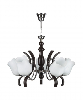 لوستر 5 شعله چشمه نور کد CH134305 تیره