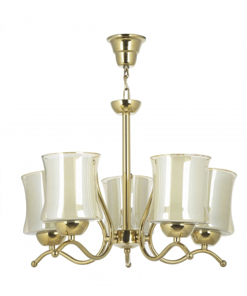 لوستر 5 شعله چشمه نور کد CH135502