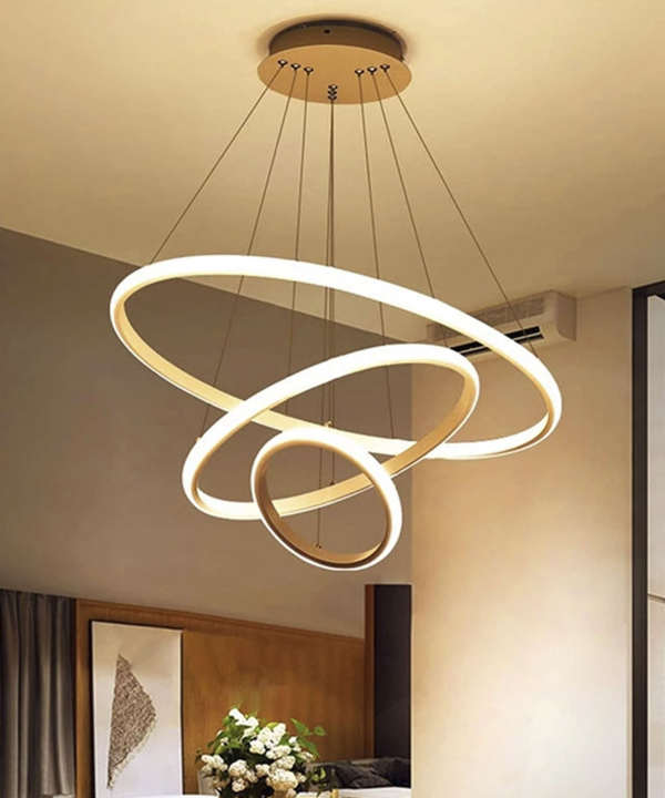 لوستر  چشمه نور مدل مدرن کد F6602/3Hچند رنگ