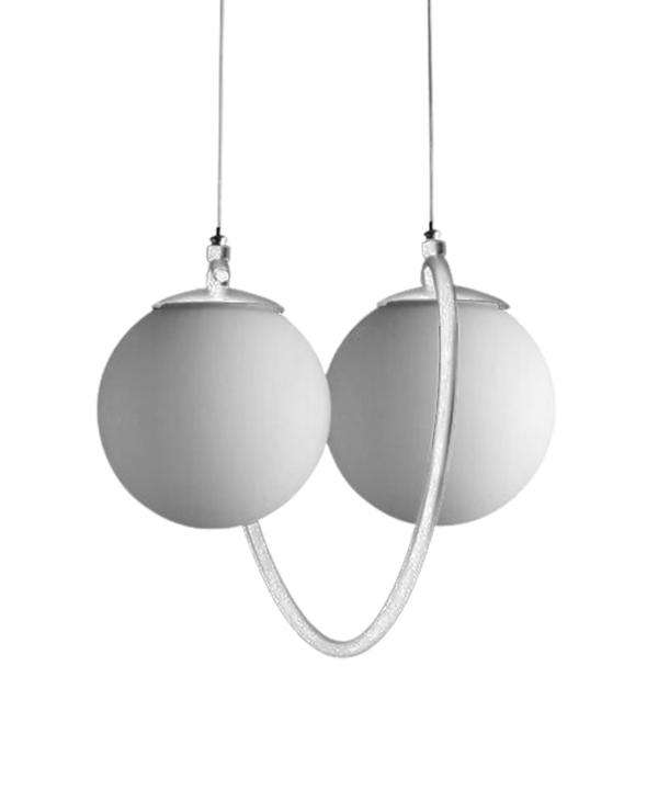 لوستر دو شعله چشمه نور کد A1261/2-WT