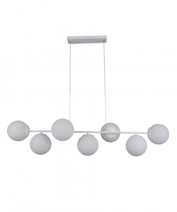 لوستر هفت شعله چشمه نور کد AB1230/7-WT