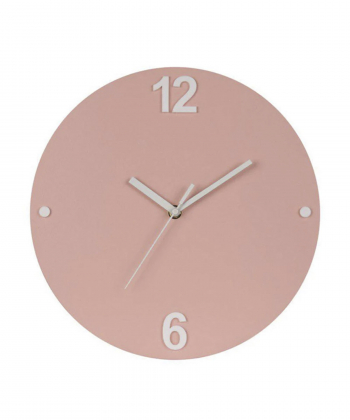 ساعت دیواری چشمه نور مدلHC8019صورتی