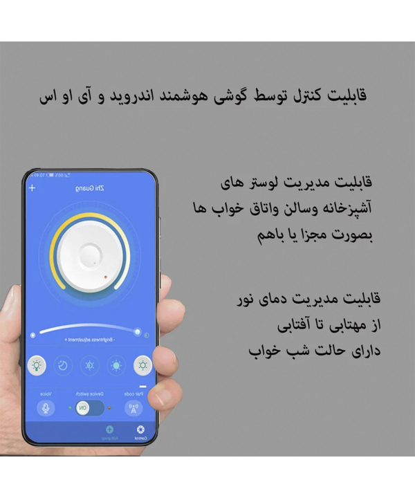 لوستر آویز مدرن چشمه نور کد A6363/1H
