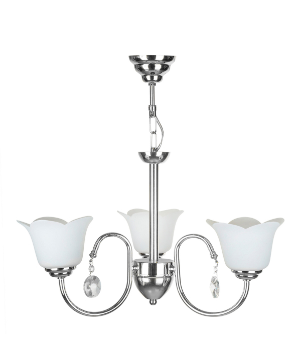 چراغ دیواری ولوستر سه شعله چشمه نور کد AB856/3+1-O-Proکروم