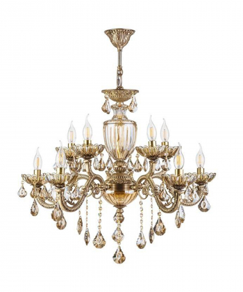 لوستر 10 شعله چشمه نور کد C2913.5-5-A