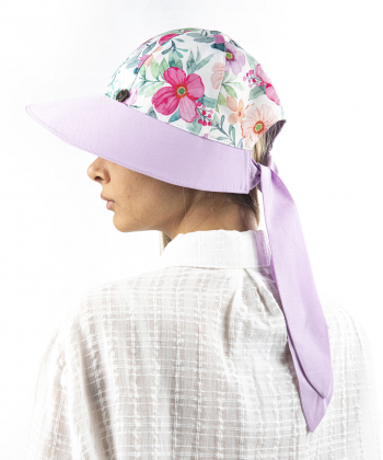 کلاه ساحلی زنانه تارتن مدل 414