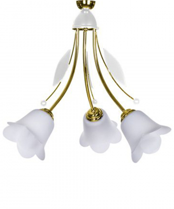 لوستر چشمه نور 3 شعله کد 2540/3