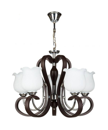 لوستر چشمه نور 5 شعله کد 829کروم