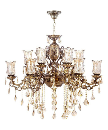 لوستر چشمه نور 12 شعله کد S3520