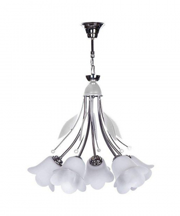 لوستر 5 شعله چشمه نور کد 2540/5 کروم