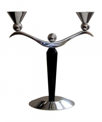 شمعدان چشمه نور 2 ت ی کد 801کروم