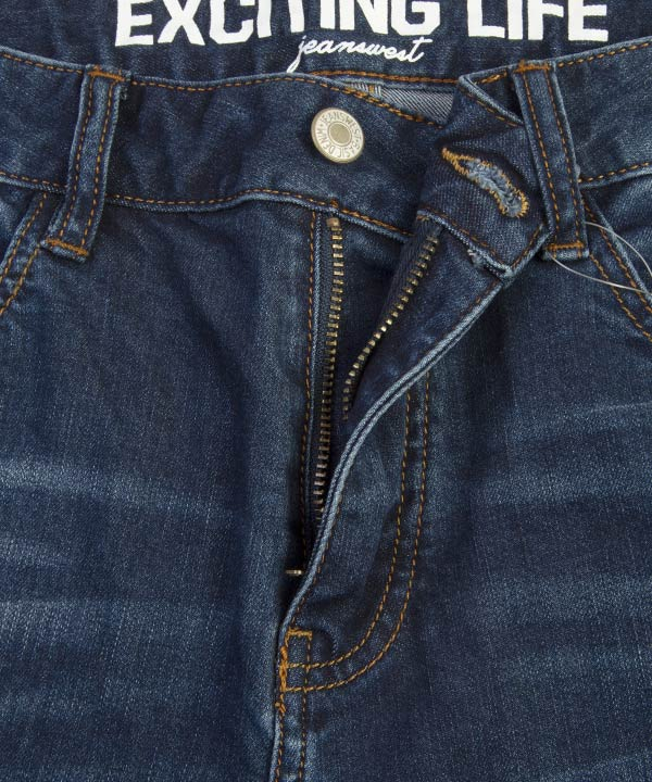 شلوارجین مردانه سرمه ای جین وست Jeanswest