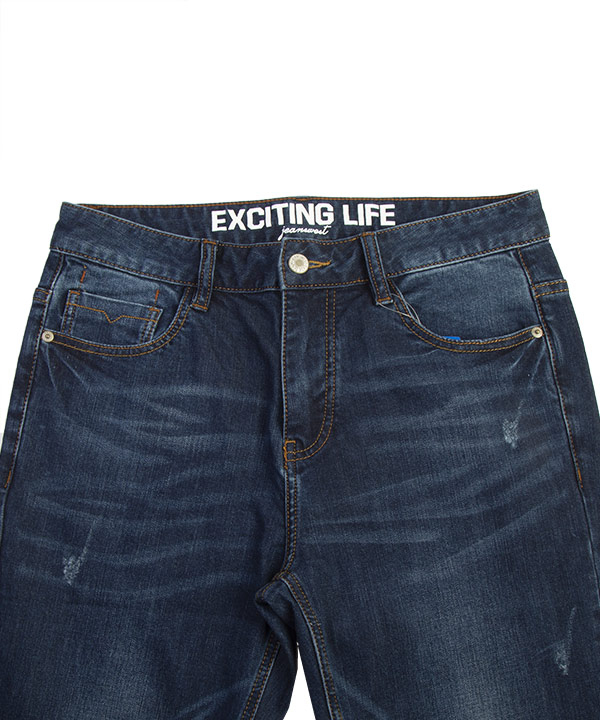  شلوارجین مردانه سرمه ای جین وست Jeanswest