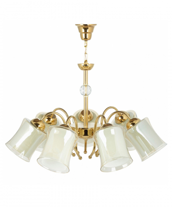 لوستر 7 شعله چشمه نور کد A833/7-G