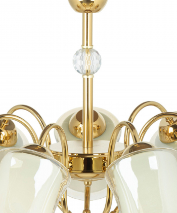 لوستر 7 شعله چشمه نور کد A833/7-G