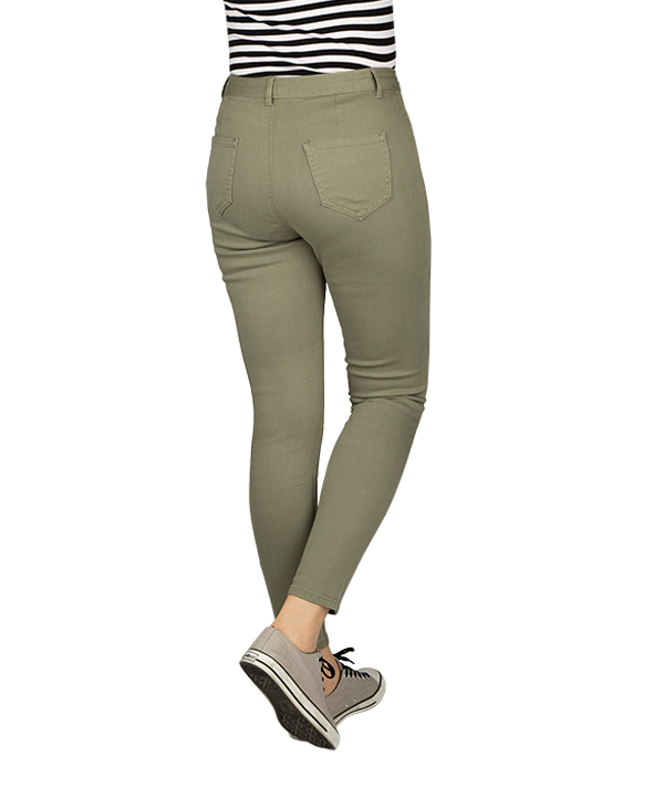  شلوار کتان فاق بلند جذب زنانه جین وست Jeanswest