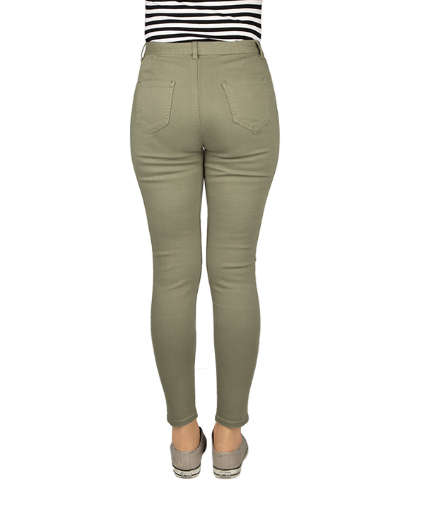  شلوار کتان فاق بلند جذب زنانه جین وست Jeanswest