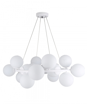 لوستر 16 شعله چشمه نور کد A1221/16-WT