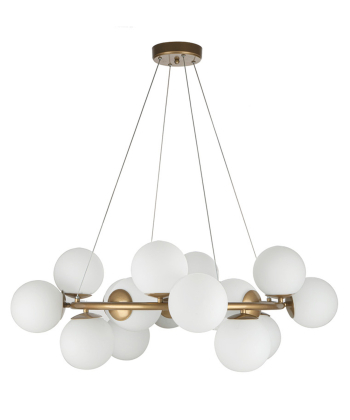 لوستر 16 شعله چشمه نور کد A1221/16-WT