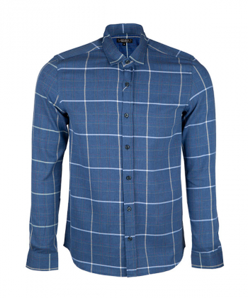 پیراهن آستین بلند مردانه چهارخانه جوتی جینز Jootijeans