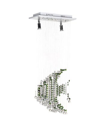 لوستر سقفی چشمه نور 2 شعله کد A5314